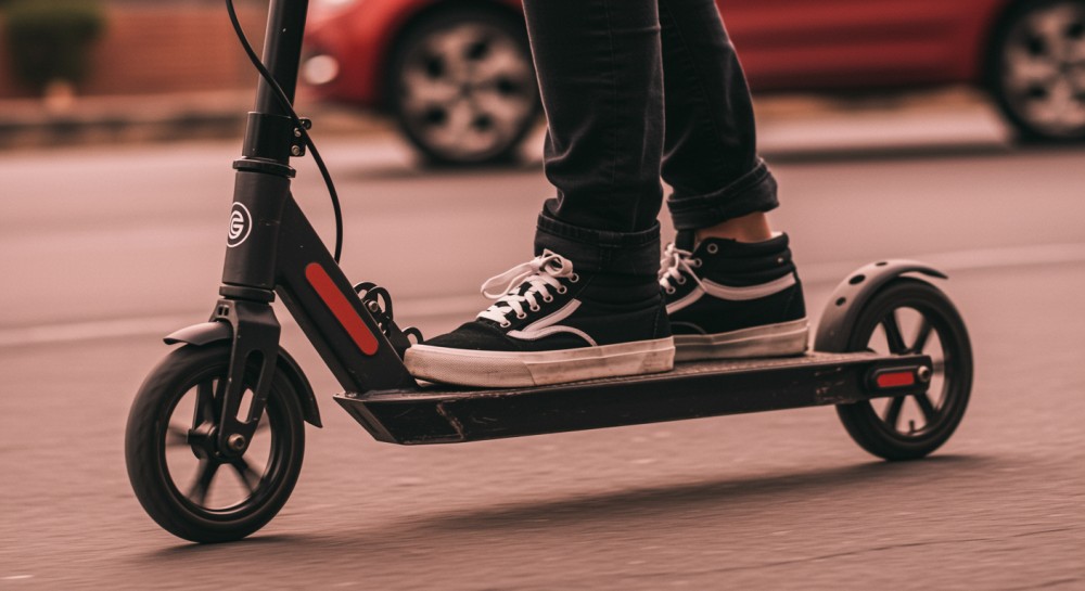 Motocyklista ranny w zderzeniu z samochodem na DK28