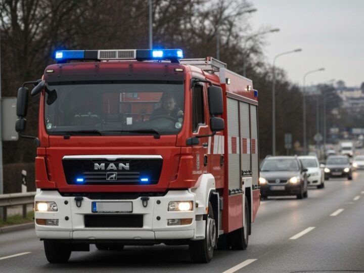 Pożar samochodu przy stacji paliw w Iwoniczu: Szybka akcja strażaków!