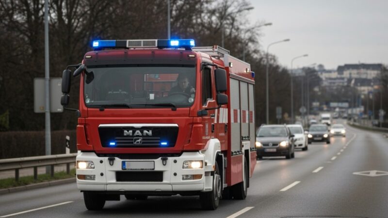 Pożar samochodu przy stacji paliw w Iwoniczu: Szybka akcja strażaków!