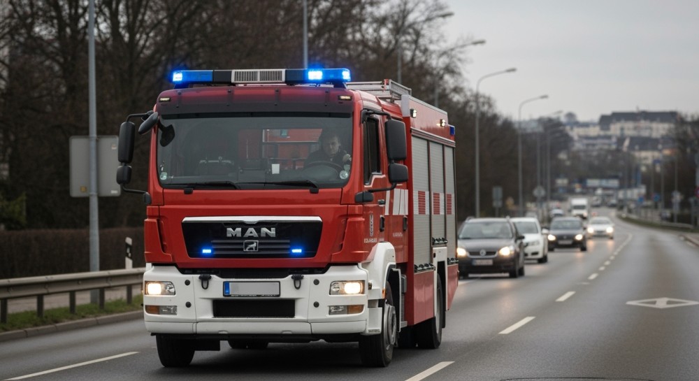 Pożar samochodu przy stacji paliw w Iwoniczu: Szybka akcja strażaków!
