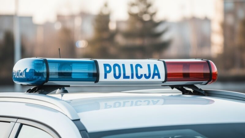 Dzielnicowy uczy przedszkolaków bezpieczeństwa w Świerzowej Polskiej