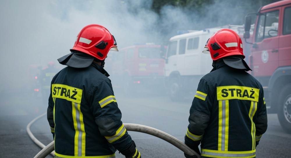 Pożar skrzynki elektrycznej w Krościenku Wyżnym: alarmujący incydent na dachu z fotowoltaiką