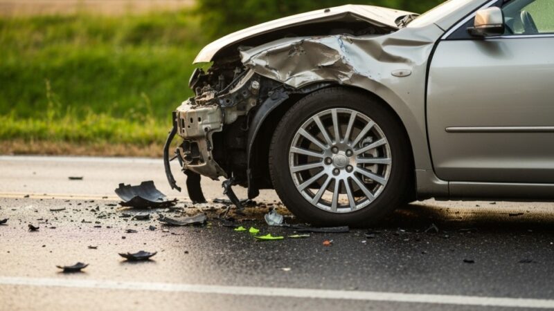Młody kierowca bmw potrącił pieszego i uciekł z miejsca wypadku