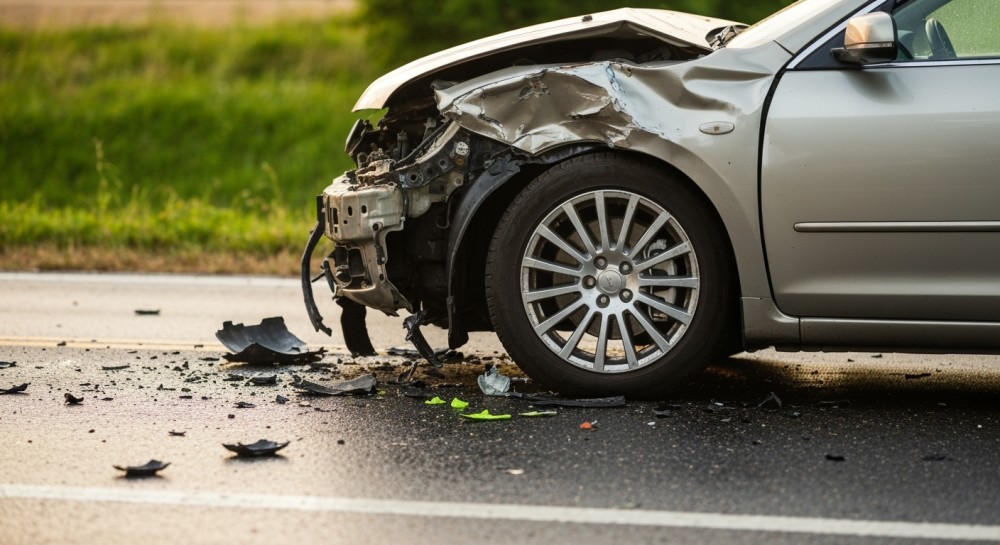 Młody kierowca bmw potrącił pieszego i uciekł z miejsca wypadku