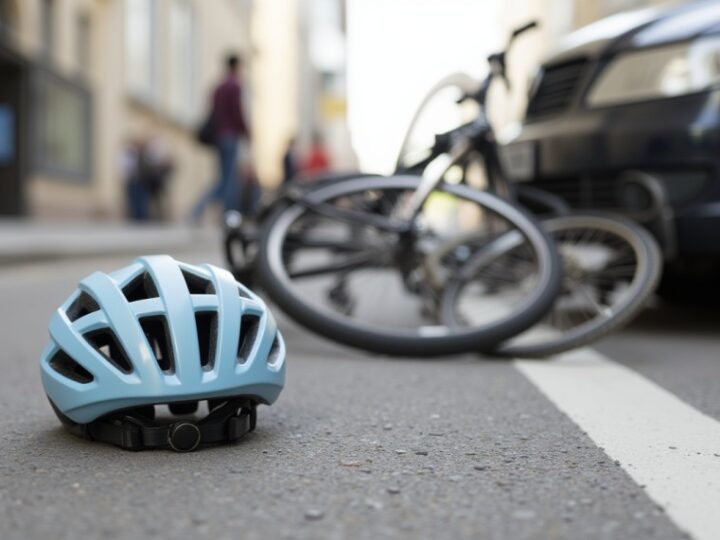 81-letni cyklista ranny w zderzeniu z ciężarówką w Krośnie