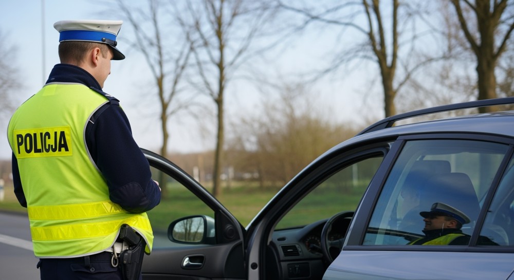 Dzielnicowy w akcji: Zatrzymał pijanego kierowcę na drodze