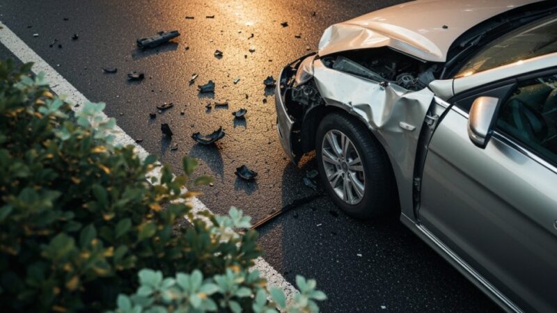 Dwa poranne wypadki na ul. Pużaka w Krośnie