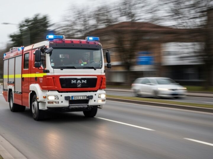 Pożar w Posadzie Jaśliskiej: intensywna akcja ratunkowa w toku