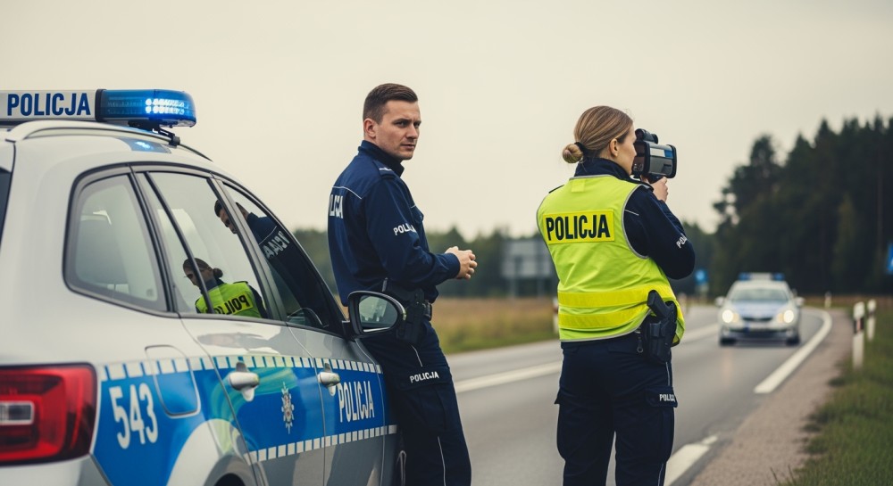 Surowe kary dla kierowcy toyoty za nadmierną prędkość w Nadole