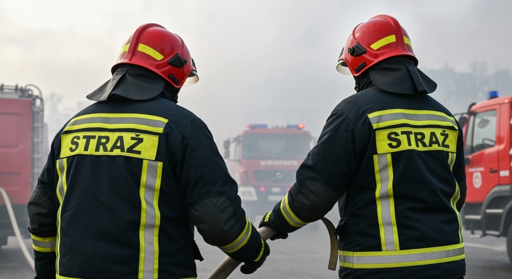 OSP KSRG Dukla w akcji: pożar w Chyrowej i niebezpieczne gałęzie w Dukli