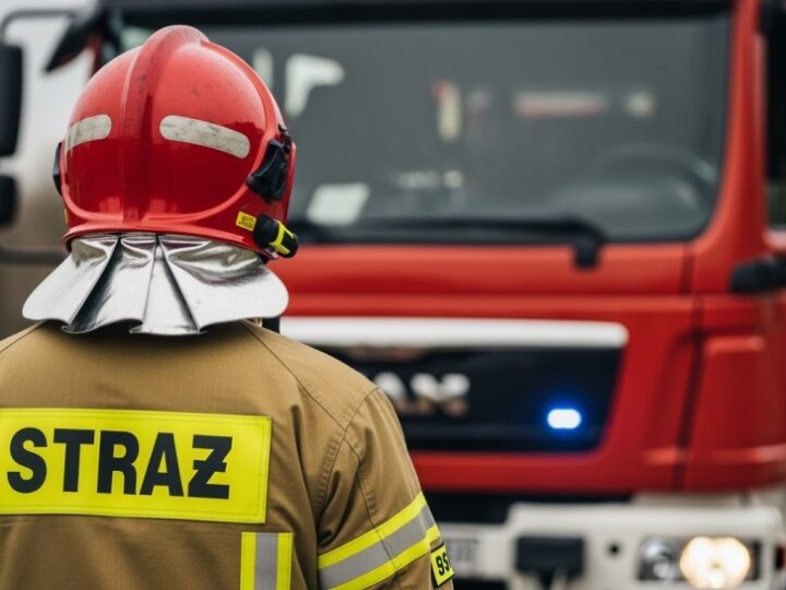 Ratunkowa akcja w Komborni: usunięcie oleistej substancji z DK nr 19