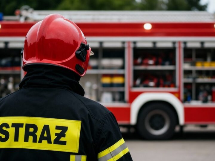 OSP KSRG Dukla w akcji: wypadek w Zboiskach i usunięcie plamy w Głojsce