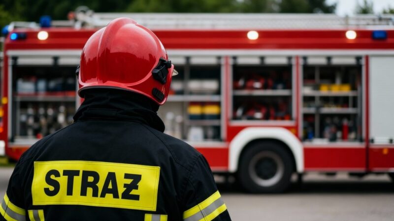 OSP KSRG Dukla w akcji: wypadek w Zboiskach i usunięcie plamy w Głojsce