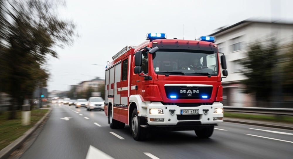 Strażacy błyskawicznie gaszą pożar garażu w Teodorówce