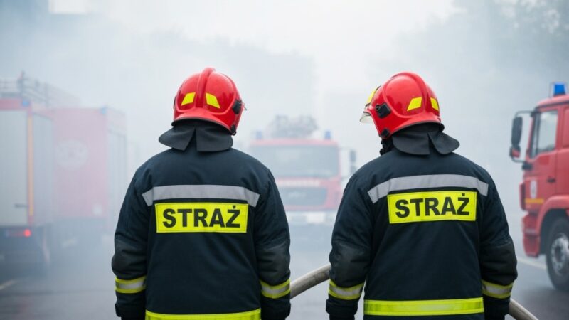 Strażacy w akcji: Bohaterskie ratowanie koni i mienia w Targowiskach
