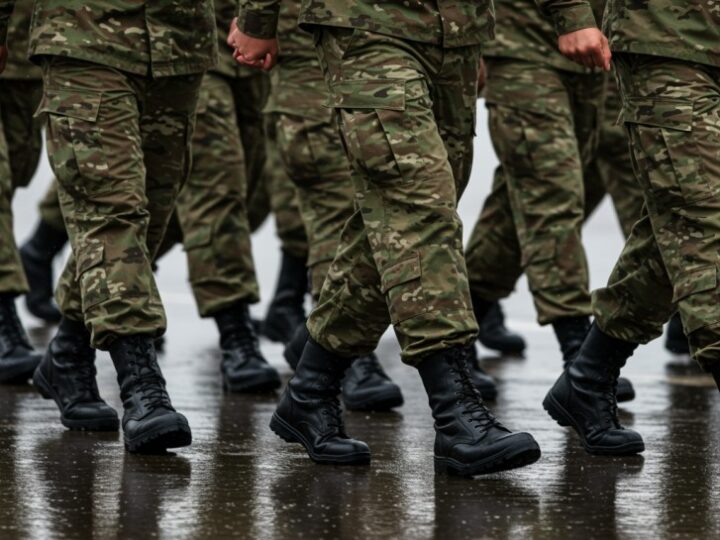Patriotyzm na ulicach Gminy Krościenko Wyżne podczas Święta Wojska Polskiego