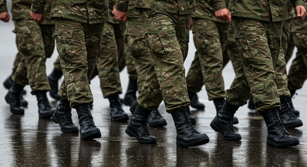 Patriotyzm na ulicach Gminy Krościenko Wyżne podczas Święta Wojska Polskiego
