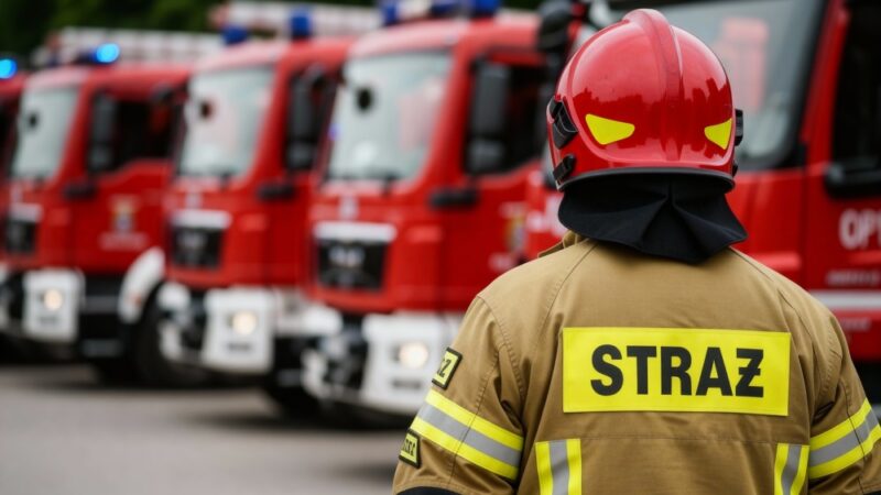 Interwencja strażaków w Równem: Neutralizacja substancji ropopochodnej na S19