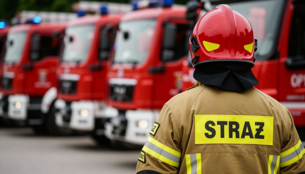 Interwencja strażaków w Równem: Neutralizacja substancji ropopochodnej na S19