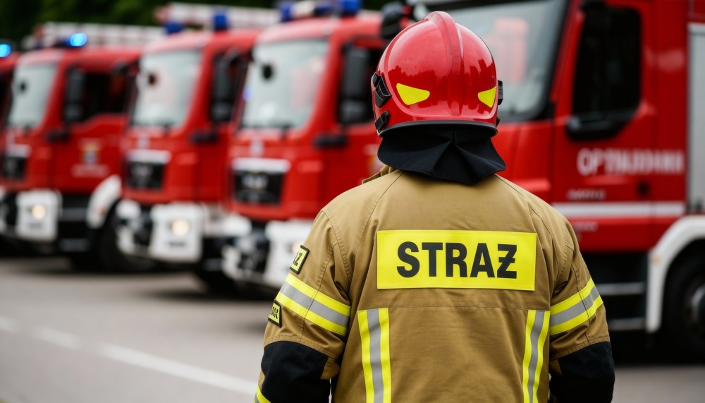 Remiza OSP Głowienka z nowym dachem i elewacją po remoncie